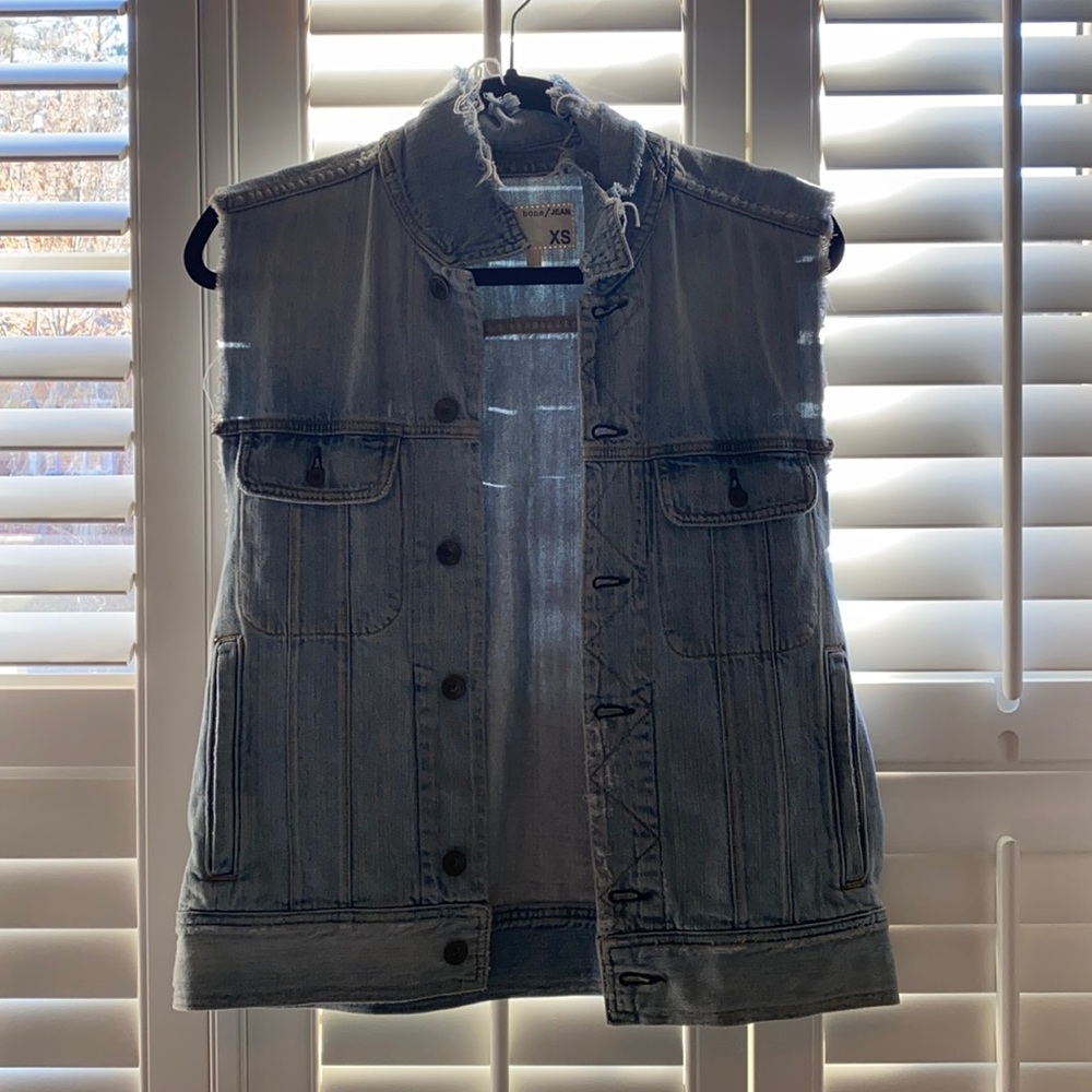 Rag and bone denim vest